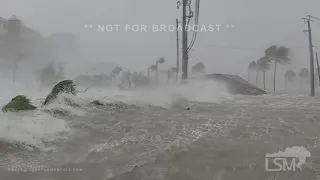 09-29-2022 Ft Myers Beach, FL  - Massive Storm Surge Sweeps Away Homes
