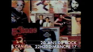 CANAL+ Bande-annonce "20 ans de Rock" 1967-1987