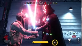 Double saber lock on STAR WARS Battlefront