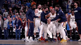 On-Court Reactions: Devonte' Graham hits game winner | Pelicans vs. Thunder 12/15/21