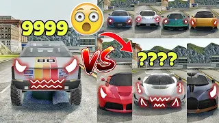 Angry tesla VS all angry cars🤯|| Part 2|| Extreme car driving simulator🔥||