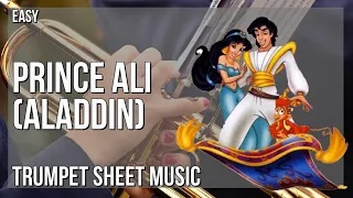 Trumpet Sheet Music: How to play Prince Ali (Aladdin) by Robin Williams