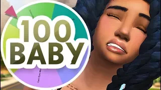 GIVING BIRTH! 😭🍼 | THE SIMS 4 // MYSTERY WHEEL 100 BABY CHALLENGE — 2
