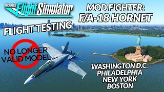 Flight Simulator 2020 Testing F/A-18 Hornet Mod