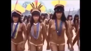 Yawalapiti Tribe Girls Dance Amazon  Rituals and Ceremonies  Culture   People Tr