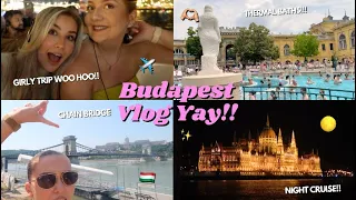 48 HOURS IN BUDAPEST | THERMAL BATHS, NIGHT CRUISES AND BUDA CASTLE ⛲️✨