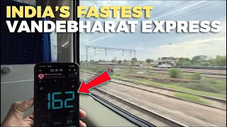 CRAZY Acceleration of India's FASTEST Vande Bharat Express, Bhopal Delhi Vandebharat Express | 4K