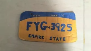 Woman arrested for fake cardboard license plate