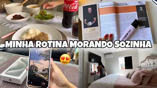 UM DIA COMIGO MORANDO SOZINHA | HÁBITOS PRODUTIVOS, DEVOCIONAL, ALMOÇO, COMPREI O IPHONE 15😍