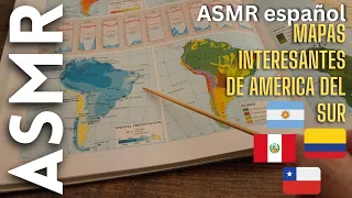 Mapas interesantes de América del Sur [ASMR español]