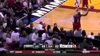 LeBron James Plays Catch With a Fan (Mid Game)