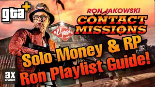 GTA Online - Ron's Solo Contact Missions Guide!