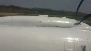 Air Koryo Ilyushin 18 landing