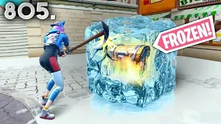*IMPOSSIBLE* FROZEN CHEST!! - Fortnite Funny WTF Fails and Daily Best Moments Ep. 805