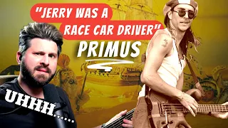 Bass Teacher REACTS to PRIMUS "Jerry Was A Race Car Driver" | Les Claypool is QUITE the Spectacle...