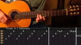 Como tocar Hotel California unplugged Tutorial Completo Tabs || Triada35