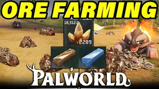 BUILD A PALWORLD ORE MINING BASE IMMEDIATELY! Best Palworld Ore and Ingot Guide!