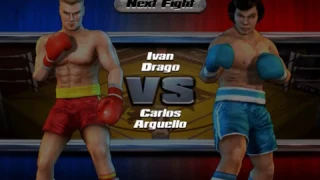 Rocky legends (PS2) Ivan Drago vs Carlos Arguello (Career Ivan Drago)