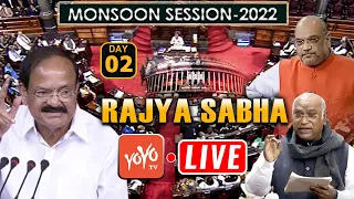 Rajya Sabha LIVE | Rajya Sabha Monsoon Session 2021 | PM Modi Parliament Live | 18-07-2022 | YOYO TV