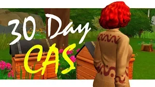 Sims 4 | 30 Day Cas | Day 1 | Сим с окраины.