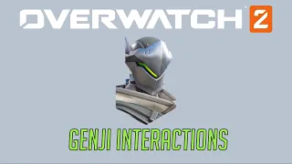 Overwatch 2 Second Closed Beta - Genji Interactions + Hero Specific Eliminations