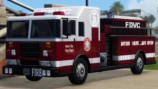 GTA Vice City Definitive - Firetruck