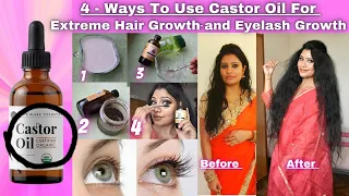 4 Amazing Ways(Mask,Herbal Oil,Conditioner, Eyelash Serum)To Use Castor Oil For Extreme Hair Growth