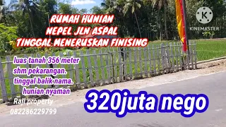 #tanah / rumah hunian nempel jln aspal luas 356 meter shmp. @raji property channel