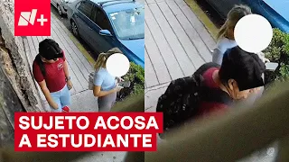 Sujeto acosa sexualmente a estudiante poblana - N+