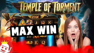 TEMPLE OF TORMENT (HACKSAW GAMING) 10,000X MAX WIN!