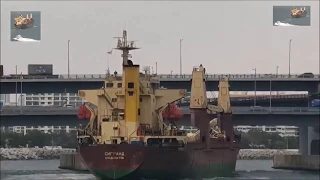 Real Footage, Russian cargo ship hits a bridge in South Korea