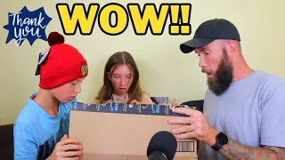 South African & Kids Open Surprise Parcels From America REACTION