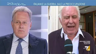 Il duro confronto tra Marcello Sorgi e Michele Santoro sull'invio di armi: "Ma questo 51% ...