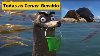 Procurando Dory | Todas as Cenas do Geraldo | (Movie Scenes)