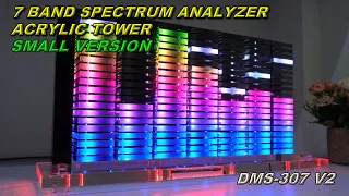 7 Band Spectrum Analyzer Small Version | Acrylic Tower