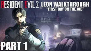 Resident Evil 2 (Remake) Leon A Walkthrough Part 1 "First Day On The Job" | CenterStrain01