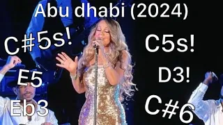 Mariah Carey - Abu Dhabi (Saadiyat Nights, 2024) VOCAL SHOWCASE!!!