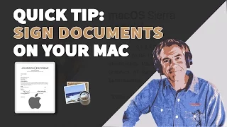 How To Sign A Document on a Mac using Preview