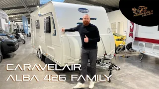 Caravelair Alba 426 Family Modell 2023*Familien-Wohnwagen auf kleinem Grundriss*