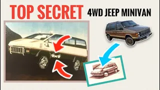 JEEP'S 4WD MINIVAN KILLER YOU NEVER KNEW ABOUT! 🤯 +  FIRST Minivan Concept A FORD? | Minivan History