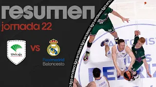 Unicaja - Real Madrid (91-92) RESUMEN | Liga Endesa 2021-22