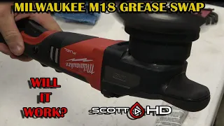 Milwaukee M18 Cordless Polisher 21mm and 15mm Grease Swap and upgrade - Does it fix the noise issue?