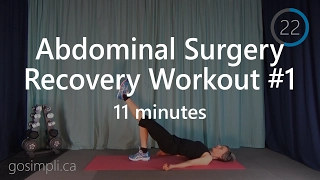 Post Abdominal Surgery Recovery Workout 1: C-Section Recovery Workout:Floor DR/Ab Separation Repair