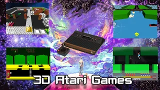The Weird World of Atari 3D Remakes (Pitfall, H.E.R.O., River Raid, Seaquest, Enduro and more!)