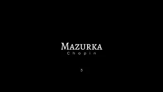 쇼팽 - 마주르카 3번 (Chopin - Mazurka Op.6 No.3)