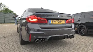 BMW M5 F90 with Akrapovic Exhaust - LOUD REVS & Accelerations!