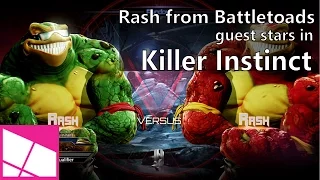 Rash from Battletoads guest stars in Killer Instinct (beta gameplay)