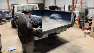 79 F150 restore project. Truck bed removal on 79 f150. 79 F150 custom. Classic truck restoration