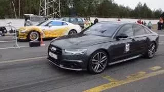 Audi S6 V8T vs Nissan GT-R (Lucifer)