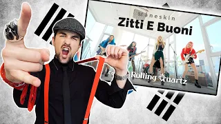 FIRST TIME hearing Rolling Quartz - Zitti E Buoni (Måneskin Cover) REACTION!!!